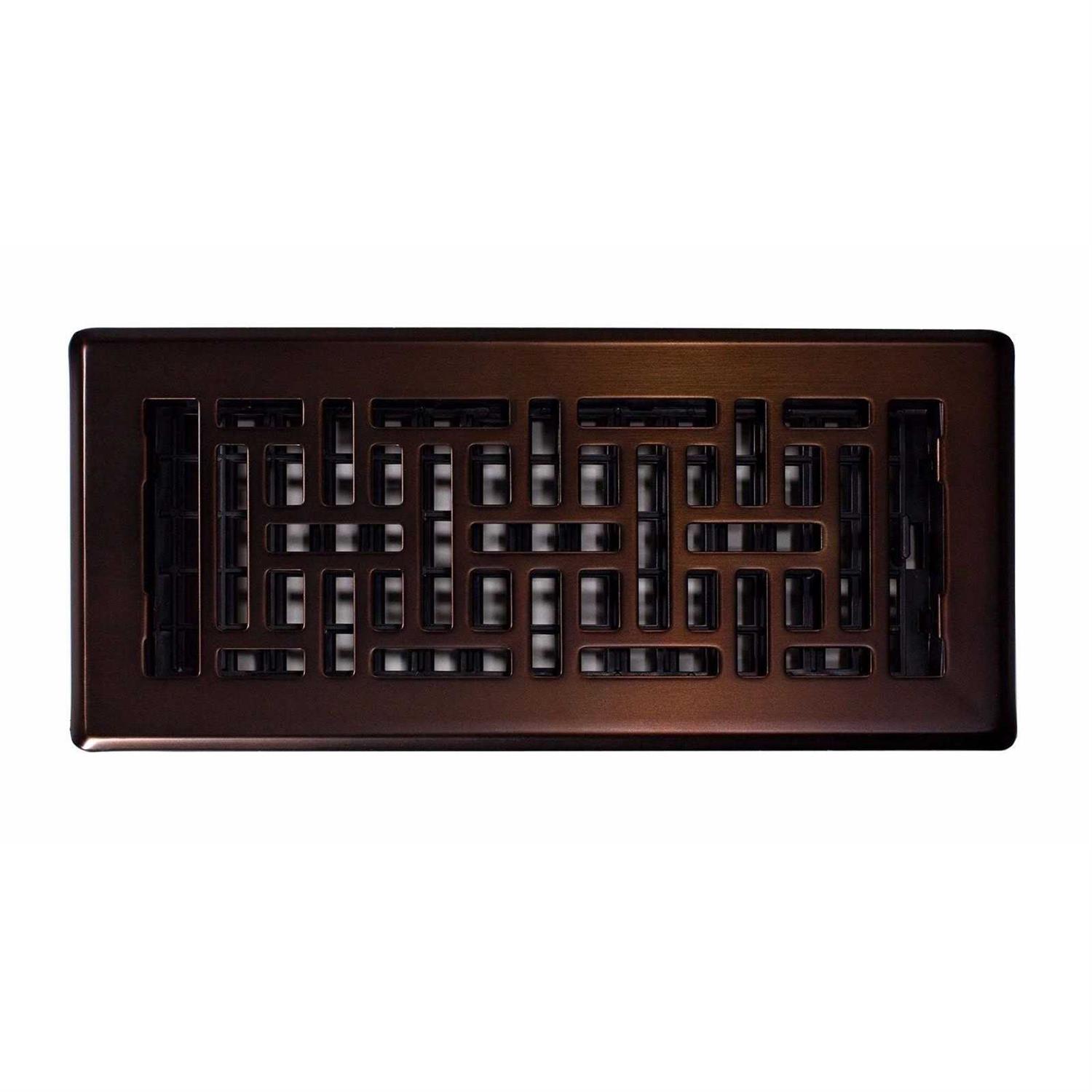 Decor Grates AJH410-RB Oriental Floor Register - Cheap Fitting