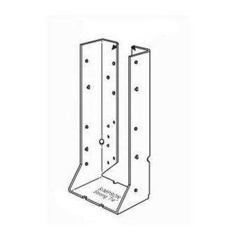 Simpson HUC26-2 Double 2×6 Concealed Flange Heavy Face Mount Hanger - Cheap Fitting