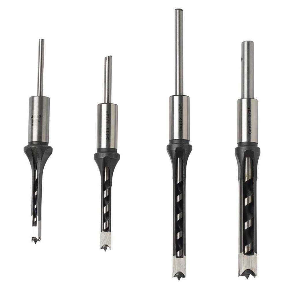 Delta-17-005 4 Piece Mortising Chisel and Bit Set - Cheap Fitting