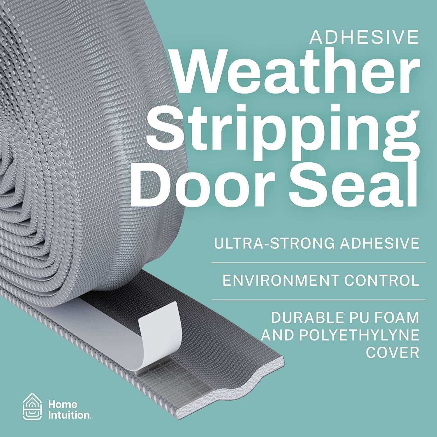 Home Intuition Sliding Door Gap Filler & Window Draft Stopper 33” Weatherstripping Self Adhesive Foam Seal Strip - Cheap Fitting