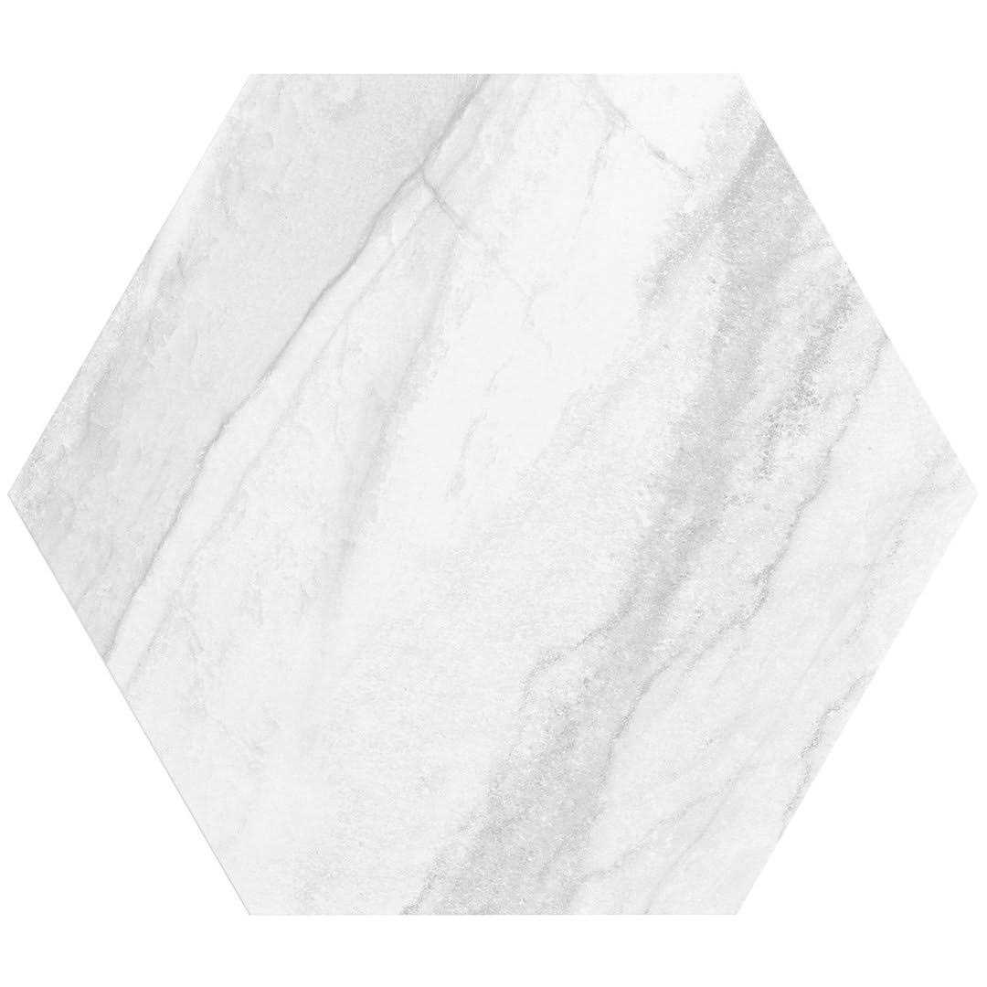 Marble Hex 10.15 in. x 11.41 in. Matte Porcelain Floor and Wall Tile Ivy Hill Tile - Cheap Fitting