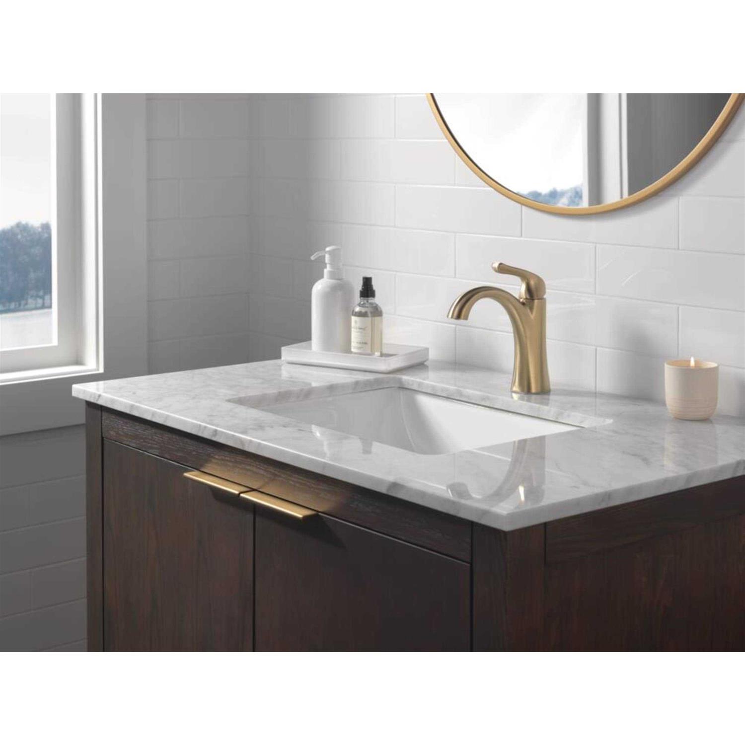 Delta Arvo Single Hole Single-Handle Bathroom Faucet - Cheap Fitting