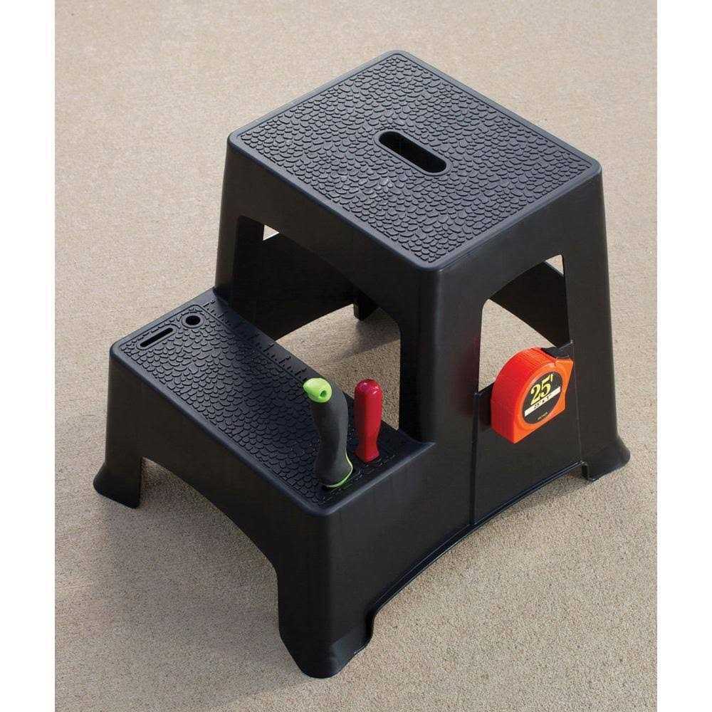Gorilla Ladders 2-Step Plastic Project Stool Ladder - Cheap Fitting