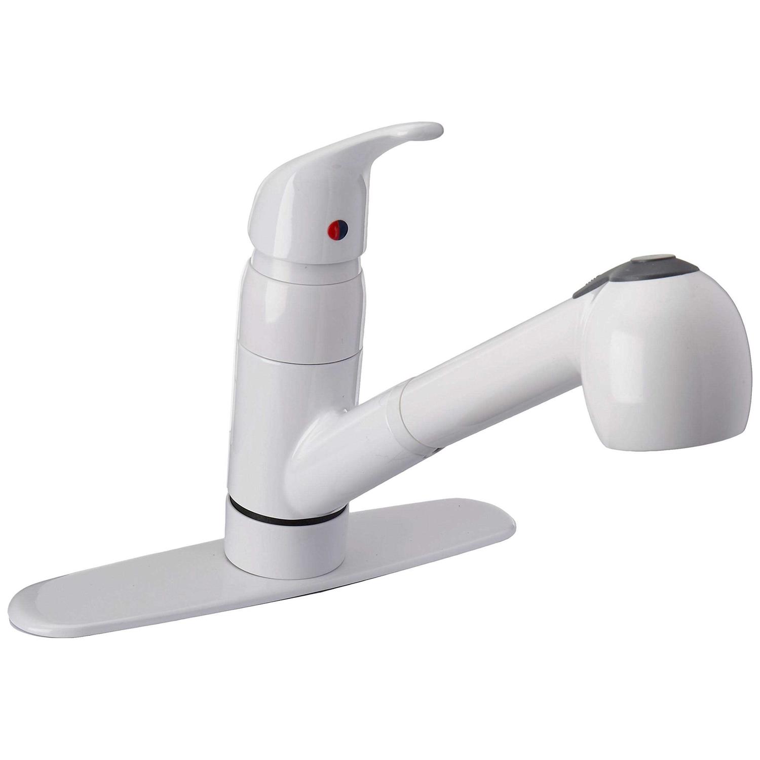 Pfister Pfirst Series Single-Handle Pull-Out Sprayer Kitchen Faucet G133-10WW - Cheap Fitting