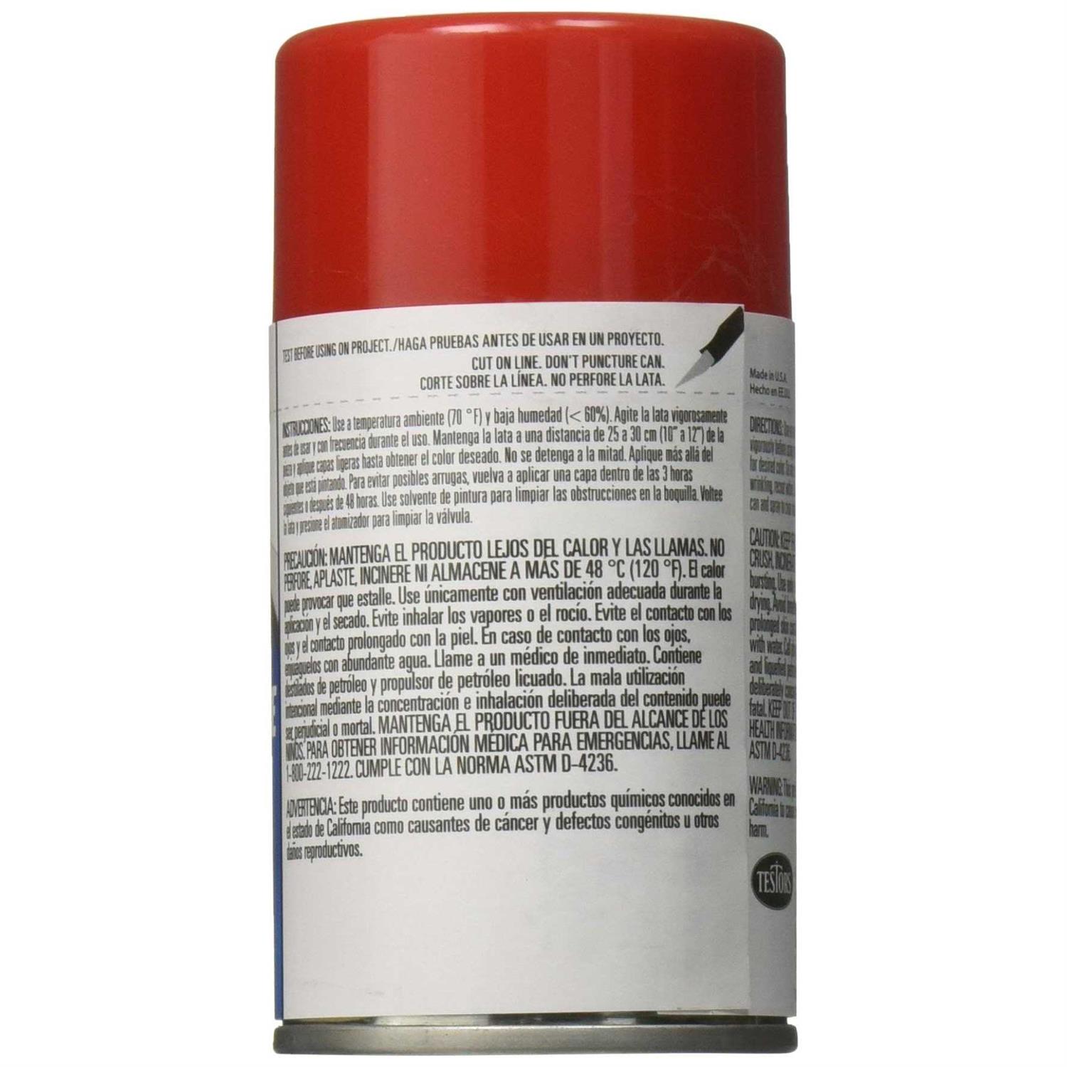 Testors Spray Enamel Red - Cheap Fitting