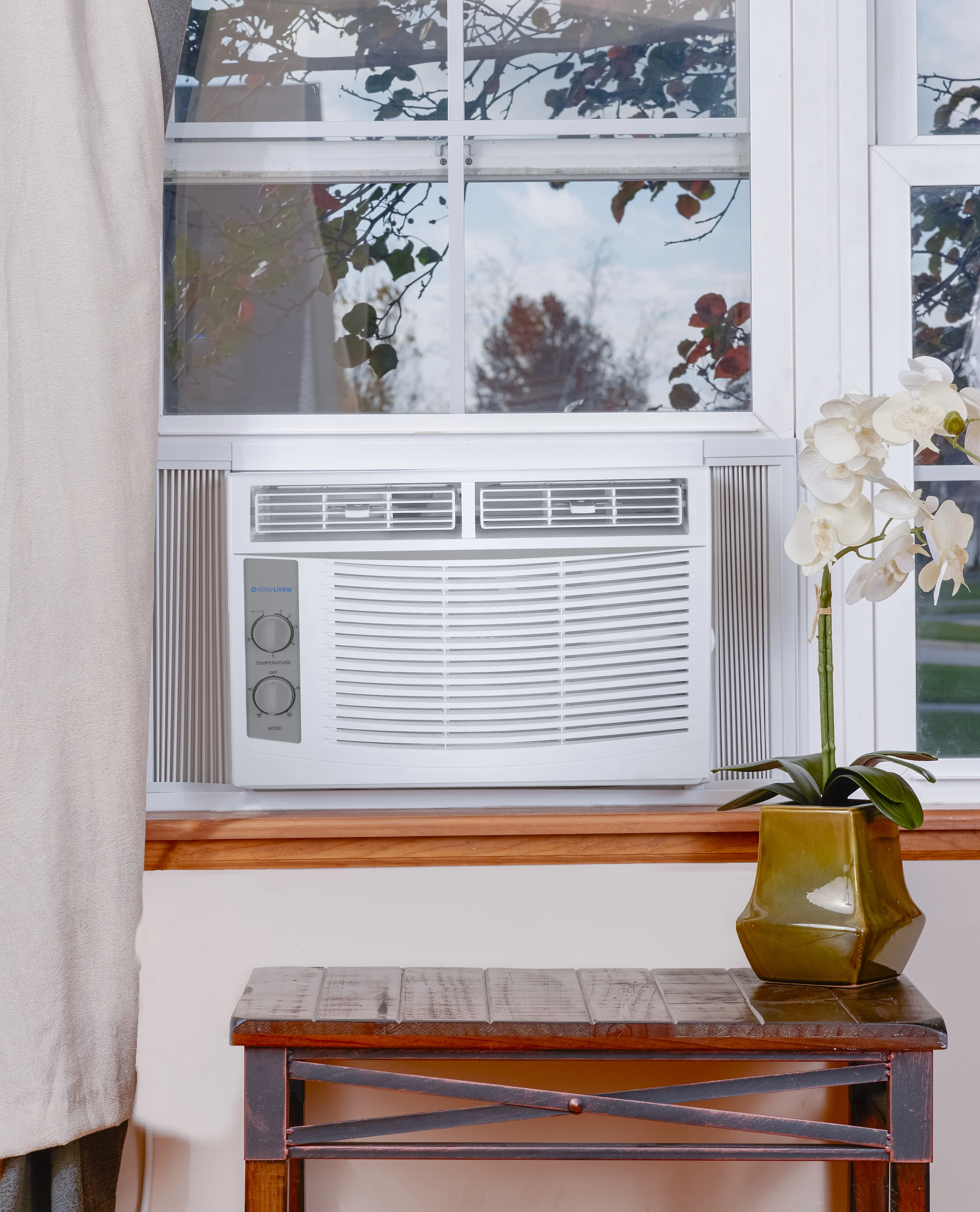Cool-Living 5,000 BTU Window Air Conditioner with Installation Kit - Cheap Fitting