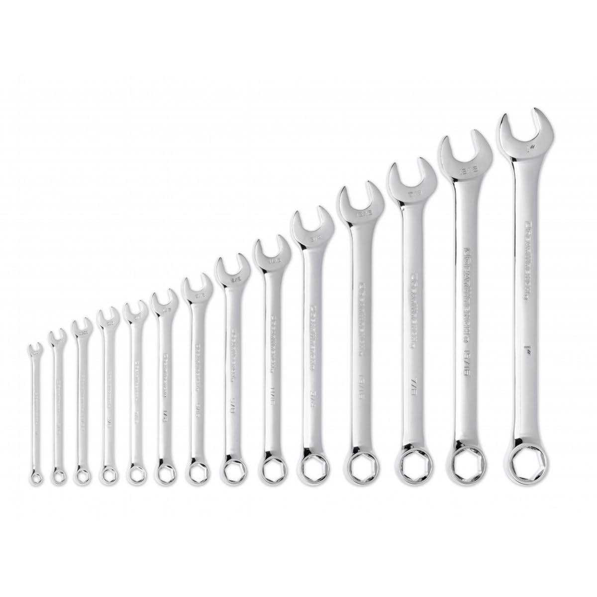 GearWrench 14 Pc. 6 Point Combination SAE Wrench Set 81924 - Cheap Fitting