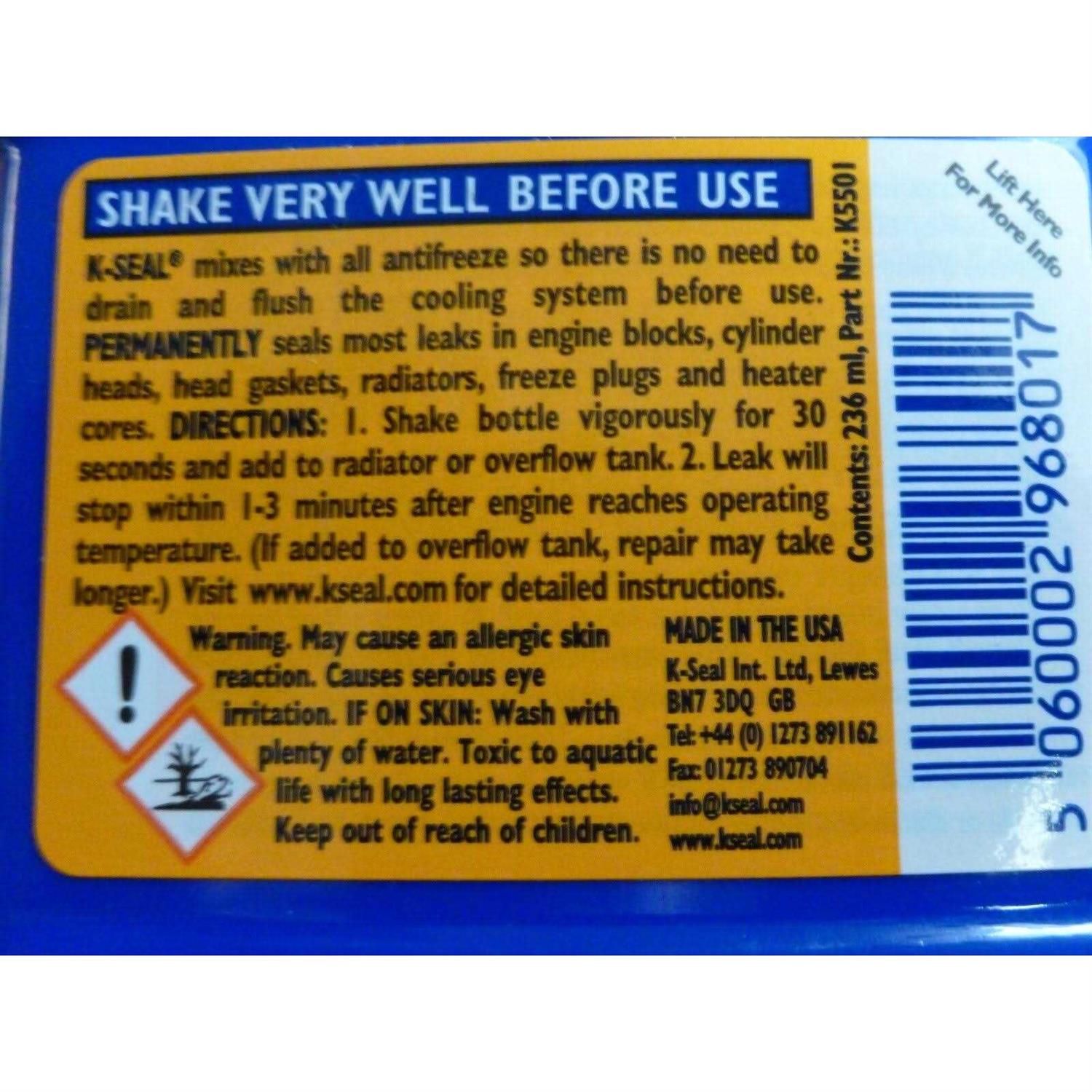 K-Seal St5501 Multi Purpose One Step Permanent Coolant Leak Repair - Cheap Fitting
