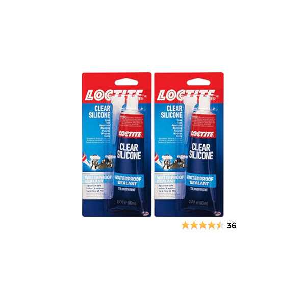 Loctite Clear Silicone Waterproof Sealant - Cheap Fitting