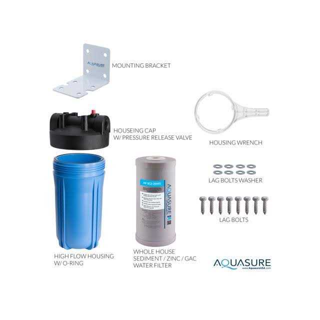 Aquasure Fortitude V Series Triple Purpose Water Filtration System - Cheap Fitting
