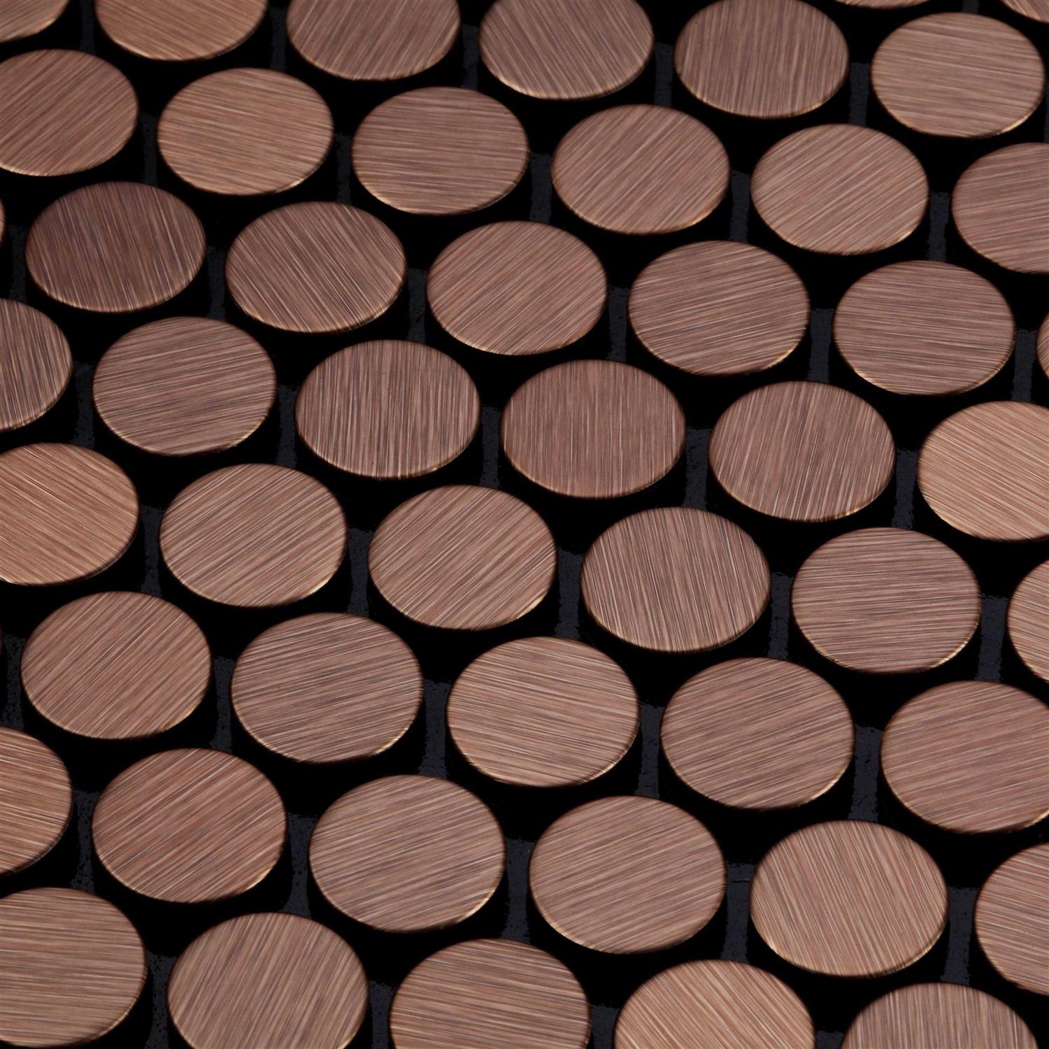 SpeedTiles Penny 11.97 in x 12 in x 0.2 Metal Peel and Stick ID000P - Cheap Fitting