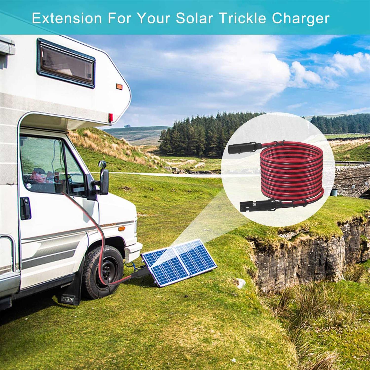 SAE to SAE Extension Cable 16AWG - Cheap Fitting