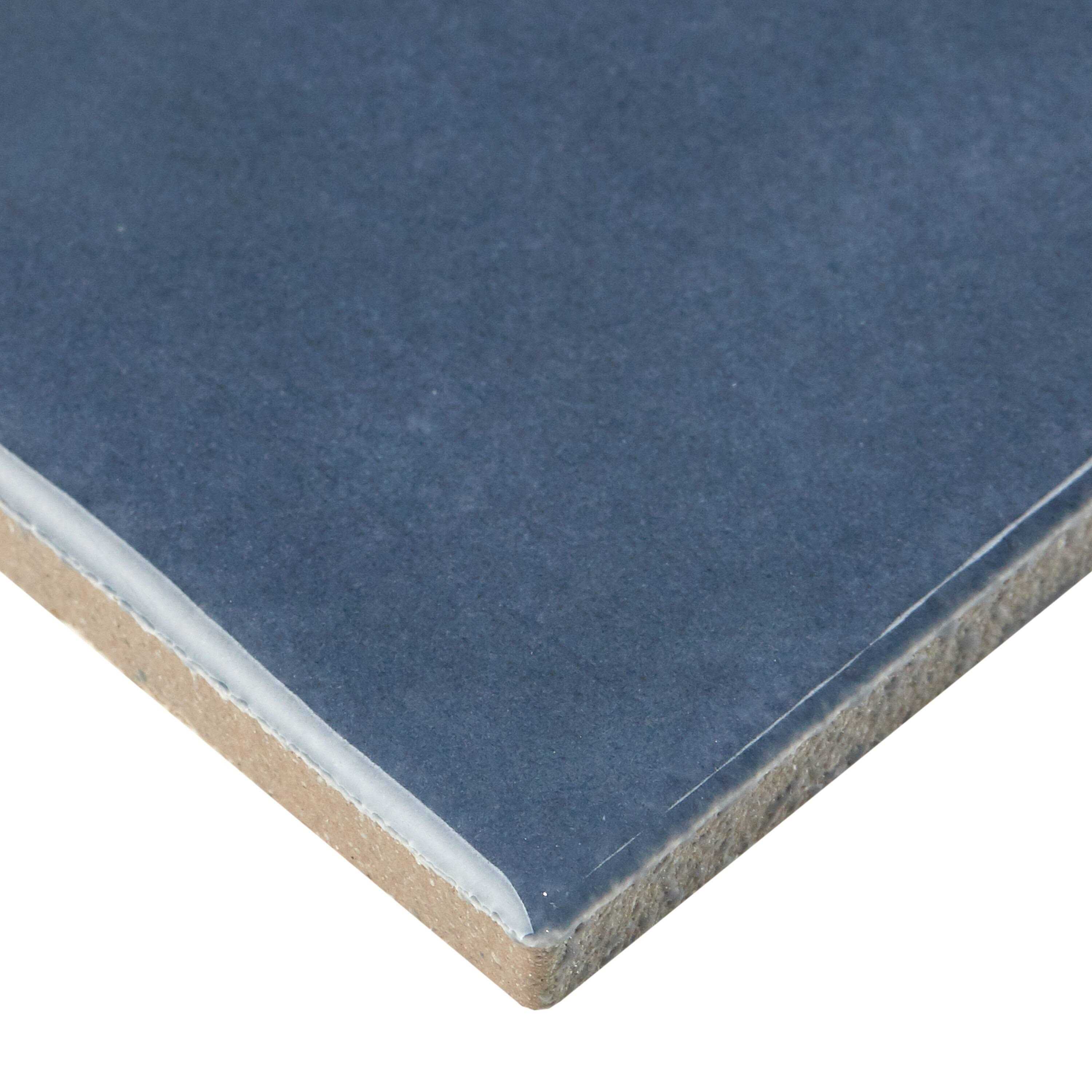 American Olean Union View Suede Blue 12-in x 12-in Glossy Ceramic Brick and Wall Tile UV2024BJHC1P2 - Cheap Fitting