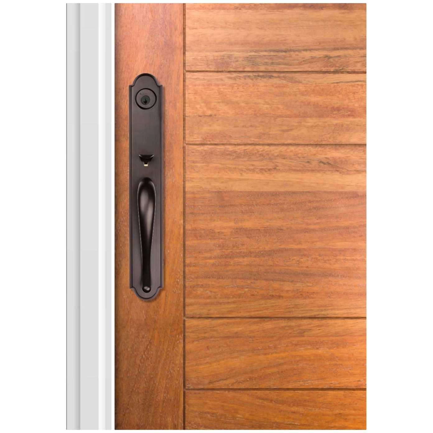 Baldwin Bighorn Single Cylinder Handleset with Carnaby Knob Featuring SmartKey - Cheap Fitting