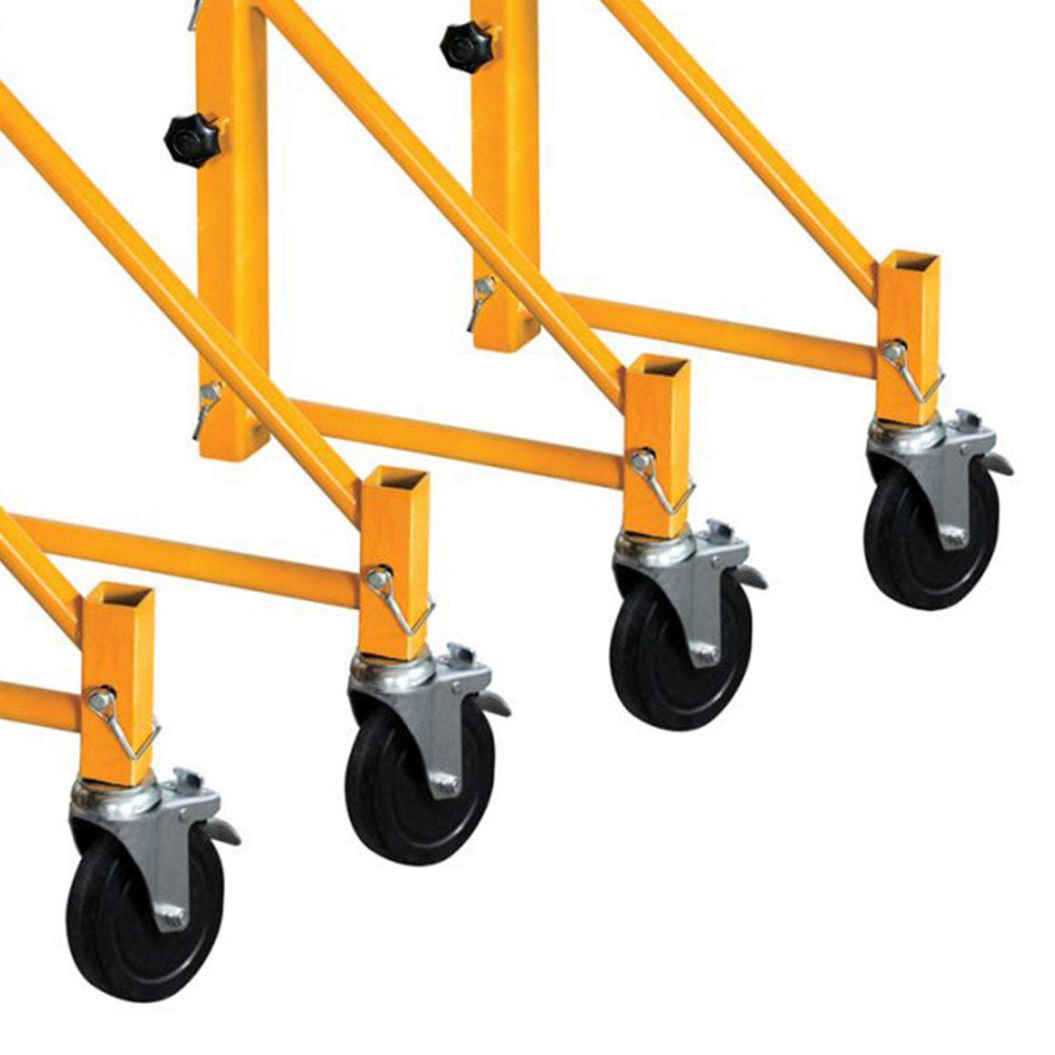 Stacker S-IOS0 14 In Baker Style Scaffolding Outriggers with Casters - Cheap Fitting
