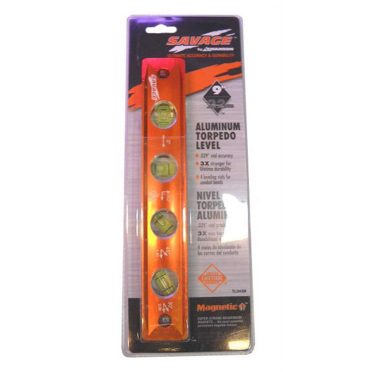 Swanson TL043M 9 Savage Magnetic Torpedo Level - Cheap Fitting