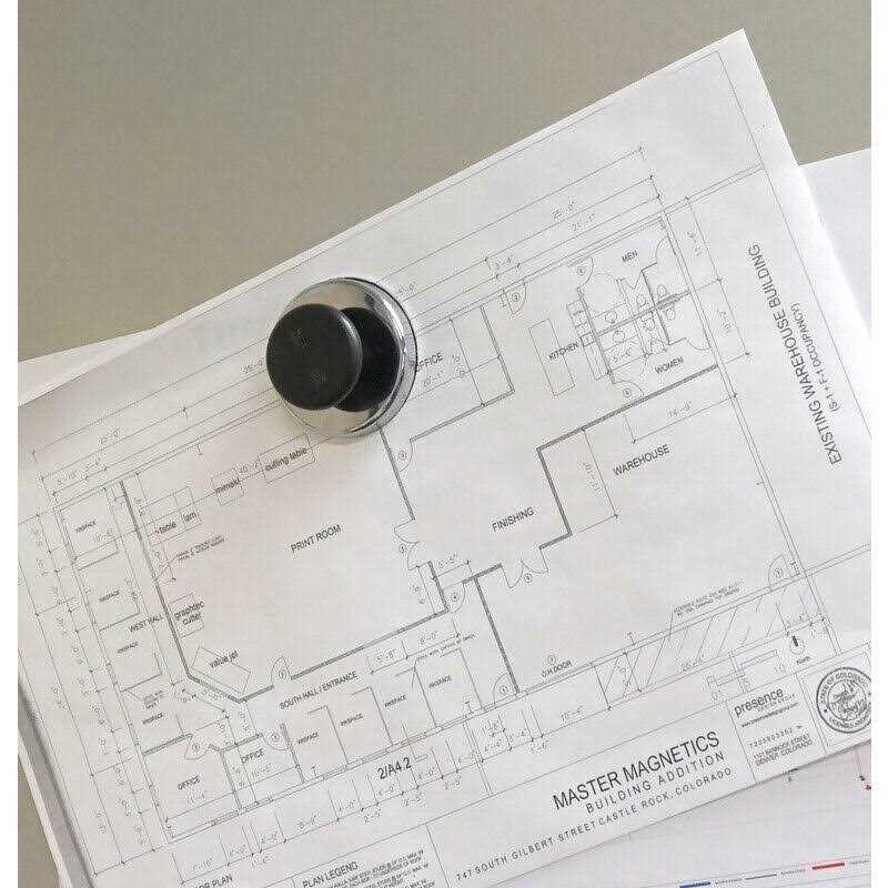 Master Magnetics Magnet Document 25lbs w/Knob - Cheap Fitting