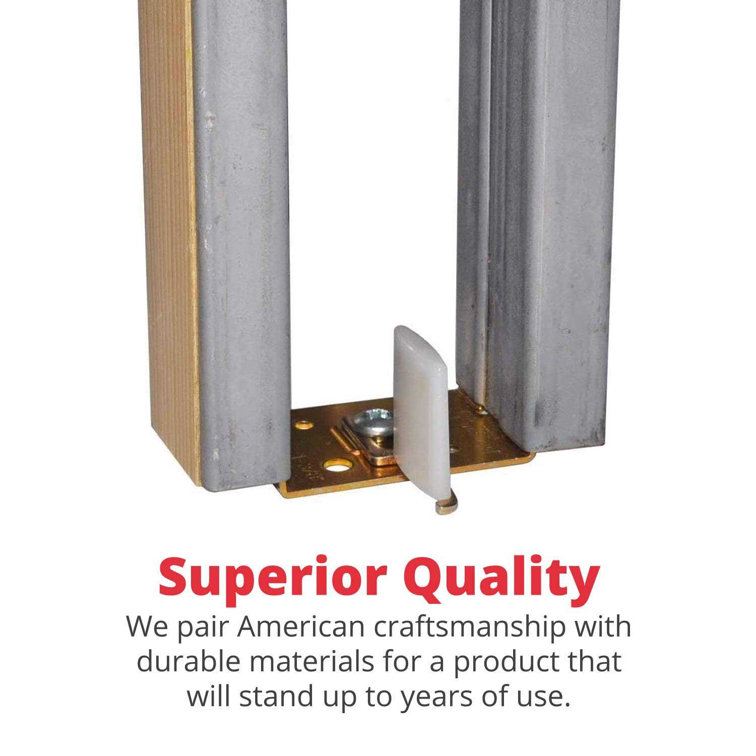 johnson hardware 2041plbg hidden pocket door guide - Cheap Fitting