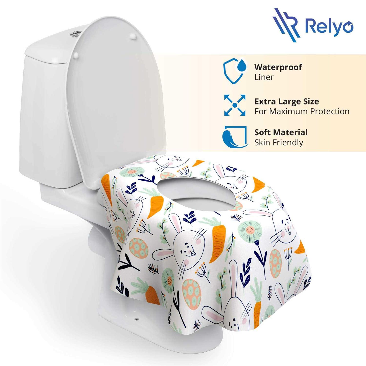 Toilet Seat Covers Disposable 20 Pack Waterproof, Ideal for Kids and Adults Extra Large - Cheap Fitting