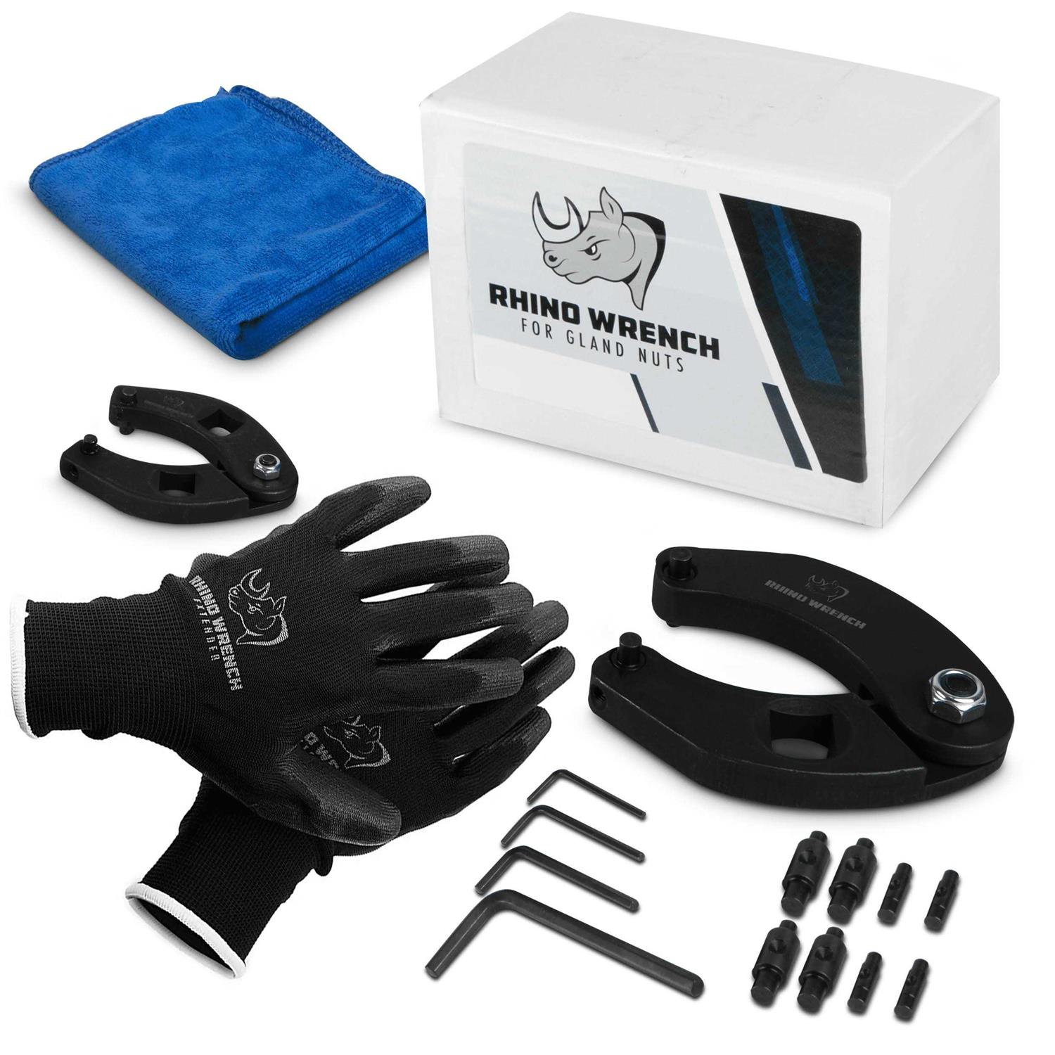 Rhino Gland Nut Wrench Set of 2 Hydraulic Cylinder Spanner Wrench Adjustable - Cheap Fitting