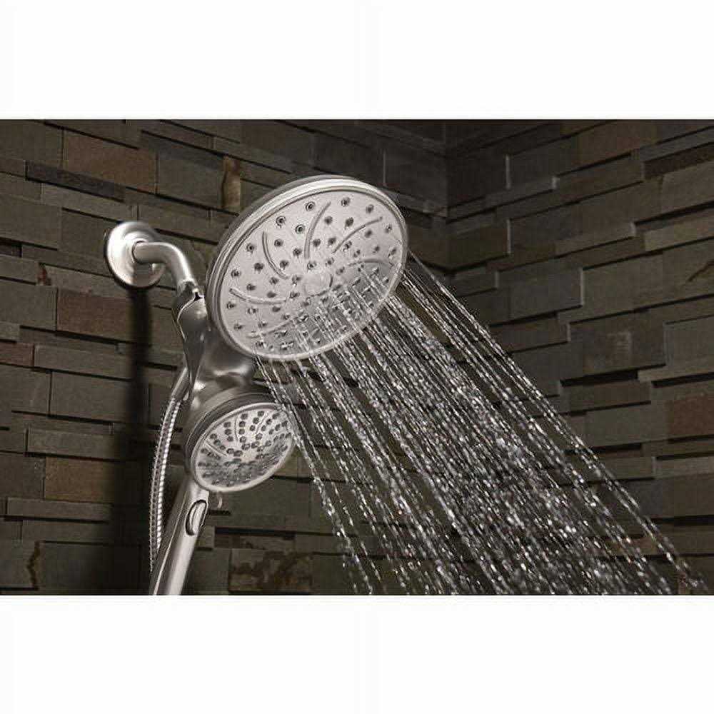 Moen 26008SRN Attract 6 Spray Hand Shower and Shower Head Combo Brushed Nickel - Cheap Fitting