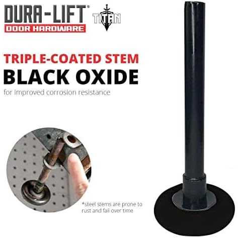 DURA-LIFT Titan Premium 2 in. Sealed 6200ZZ Nylon Garage Door Roller with 4 in. Corrosion Resistant Stem DLR6200ZZT - Cheap Fitting