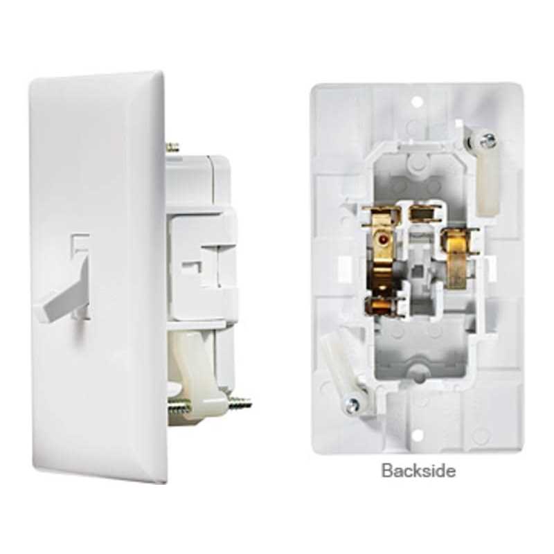 RV Designer S821 Self Contained Wall Switch With Cover Plate - Cheap Fitting
