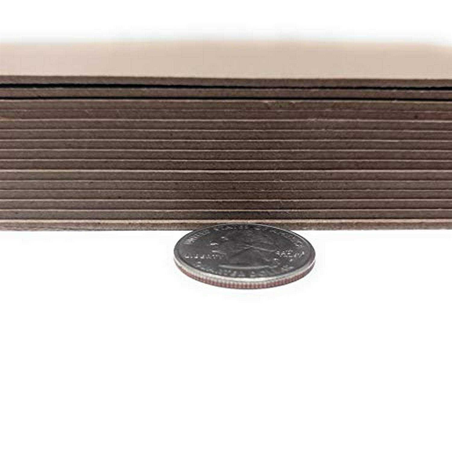 Logic Dealz 12 x 12 Inches 70 Point Kraft Heavy Duty Chipboard Sheets - Cheap Fitting