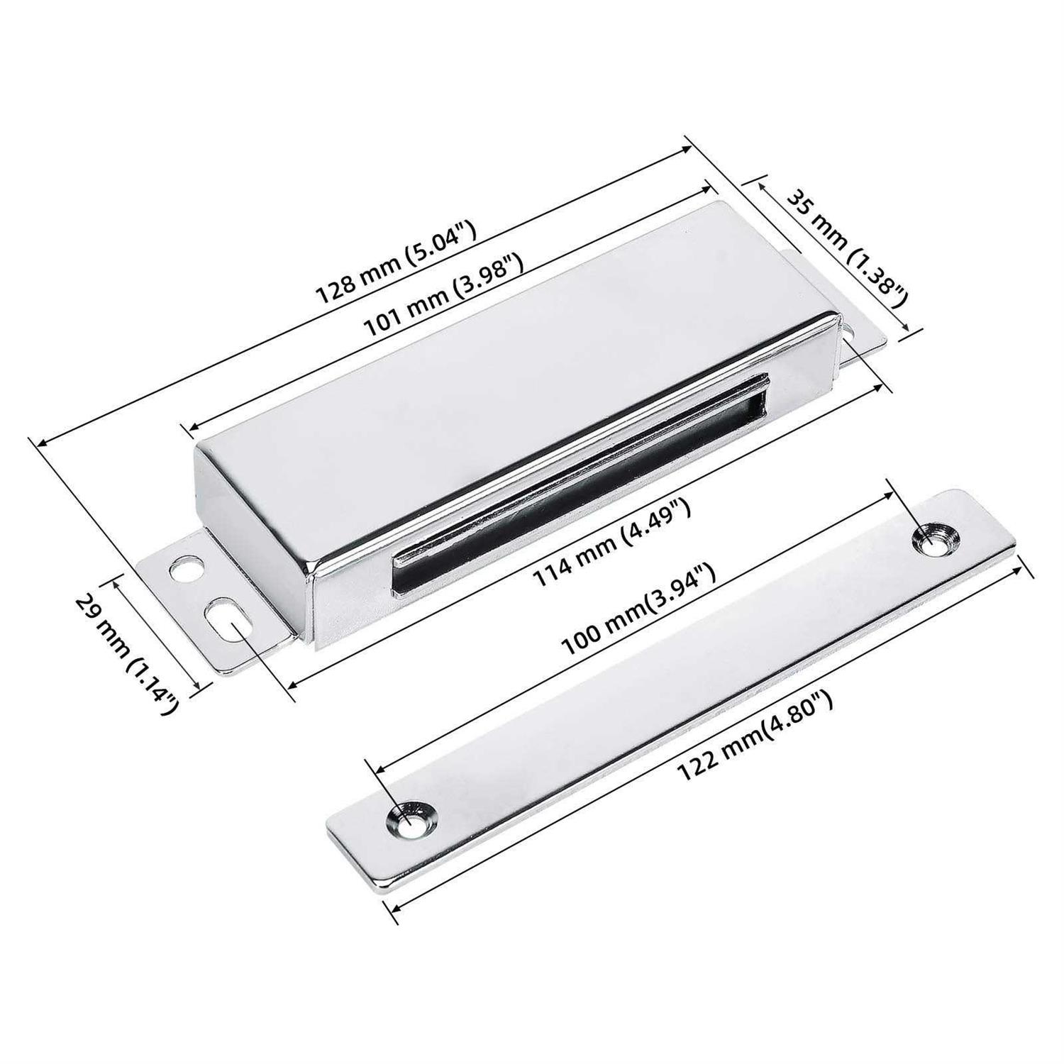 Mocking Bird 114 lbs heavy duty stainless steel magnetic catch cabinet metal Latch - Cheap Fitting