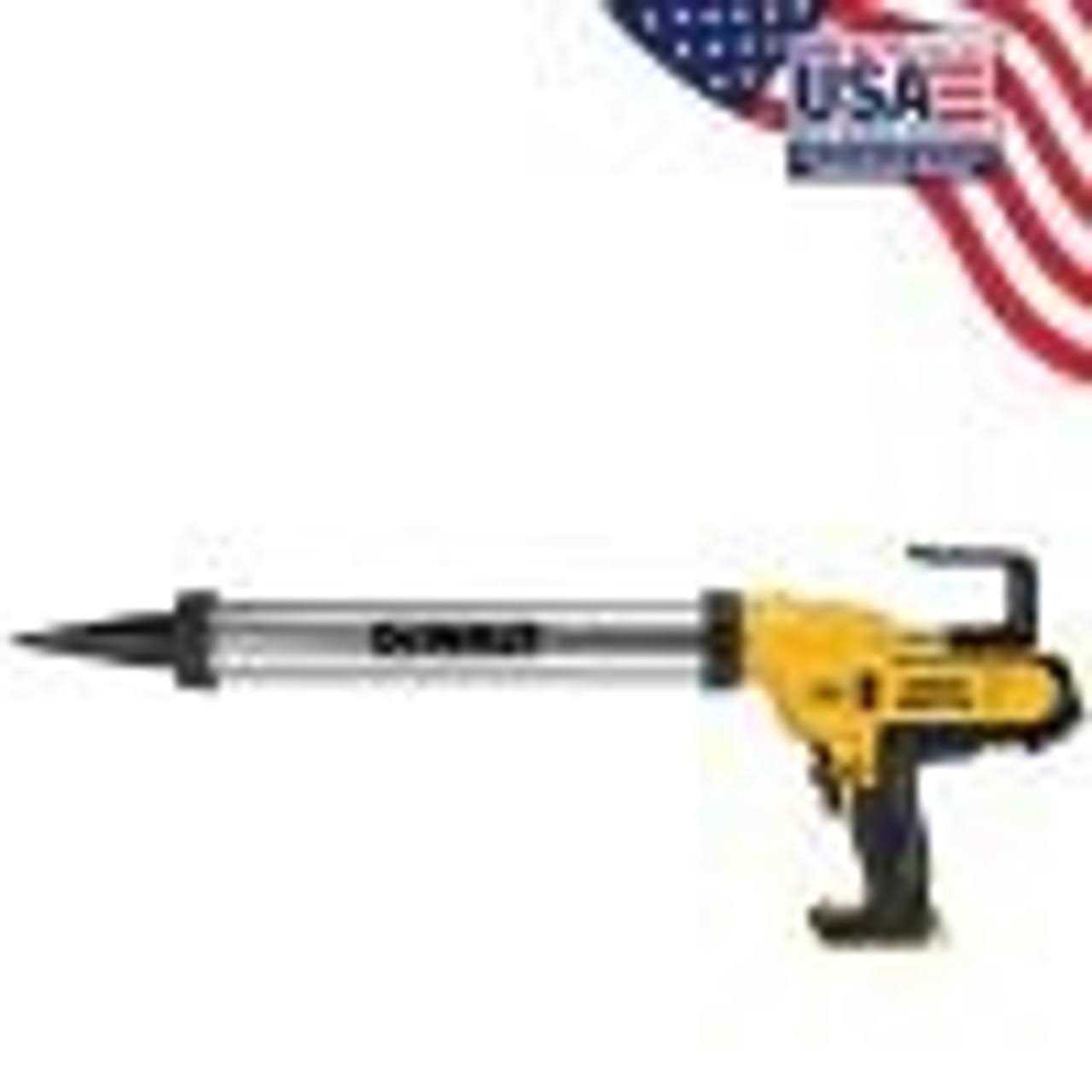 DeWalt 20V MAX 300-600ml Sausage Pack Adhesive Gun DCE580B - Cheap Fitting