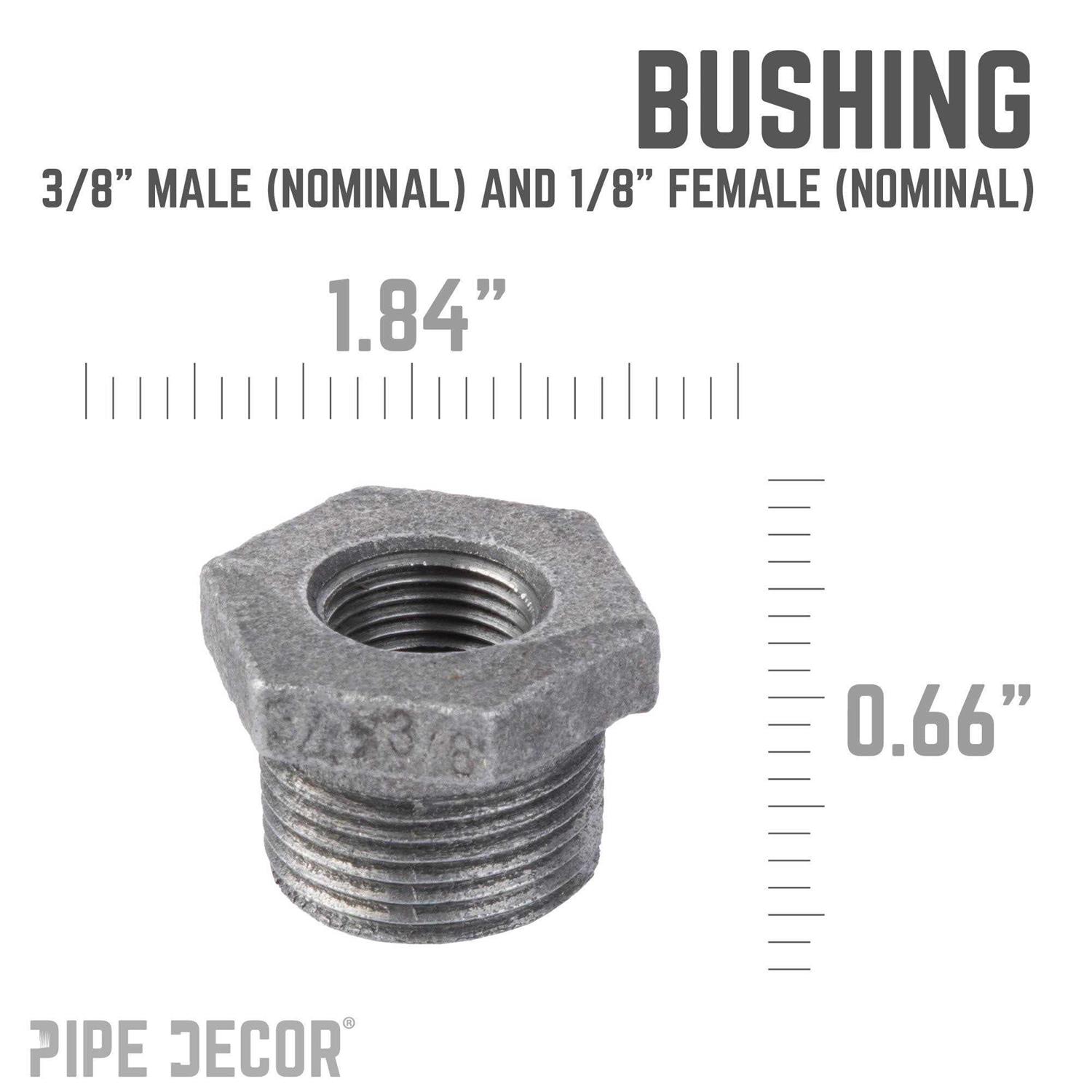 STZ 3/4 in. x Black Iron Bushing - Cheap Fitting