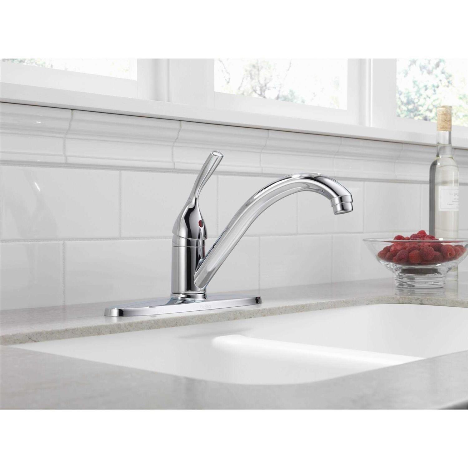 Delta Classic Single Handle Kitchen Faucet 100-DST - Cheap Fitting