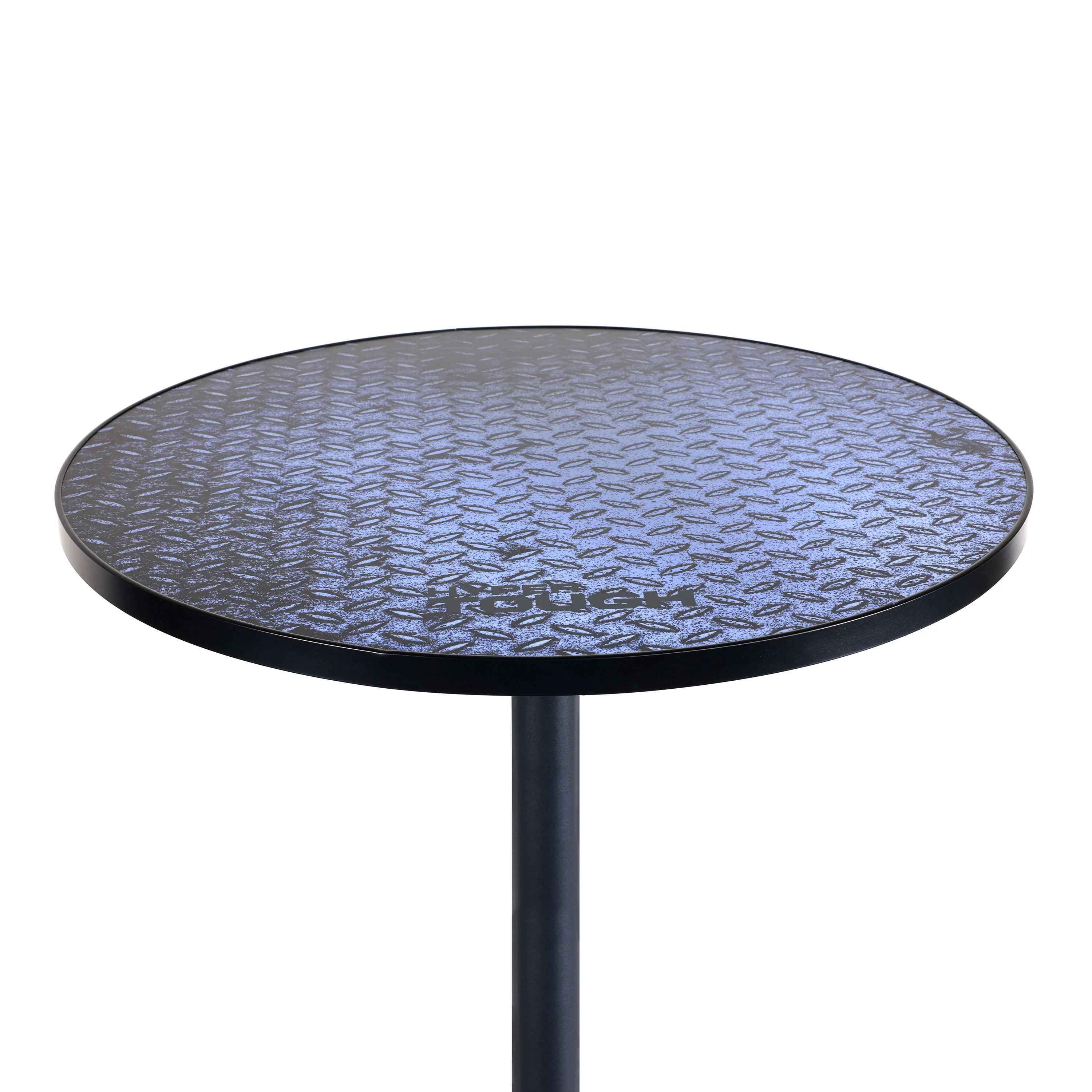 Hyper Tough 3-Piece Shop Table & Stool Set, Bar Height, Pub Table, Workbench, Steel, Black - Cheap Fitting