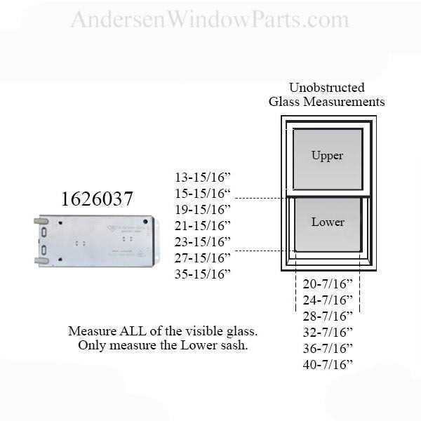 Andersen 200 Series Narroline Window Sash/Counter Balancer - Cheap Fitting