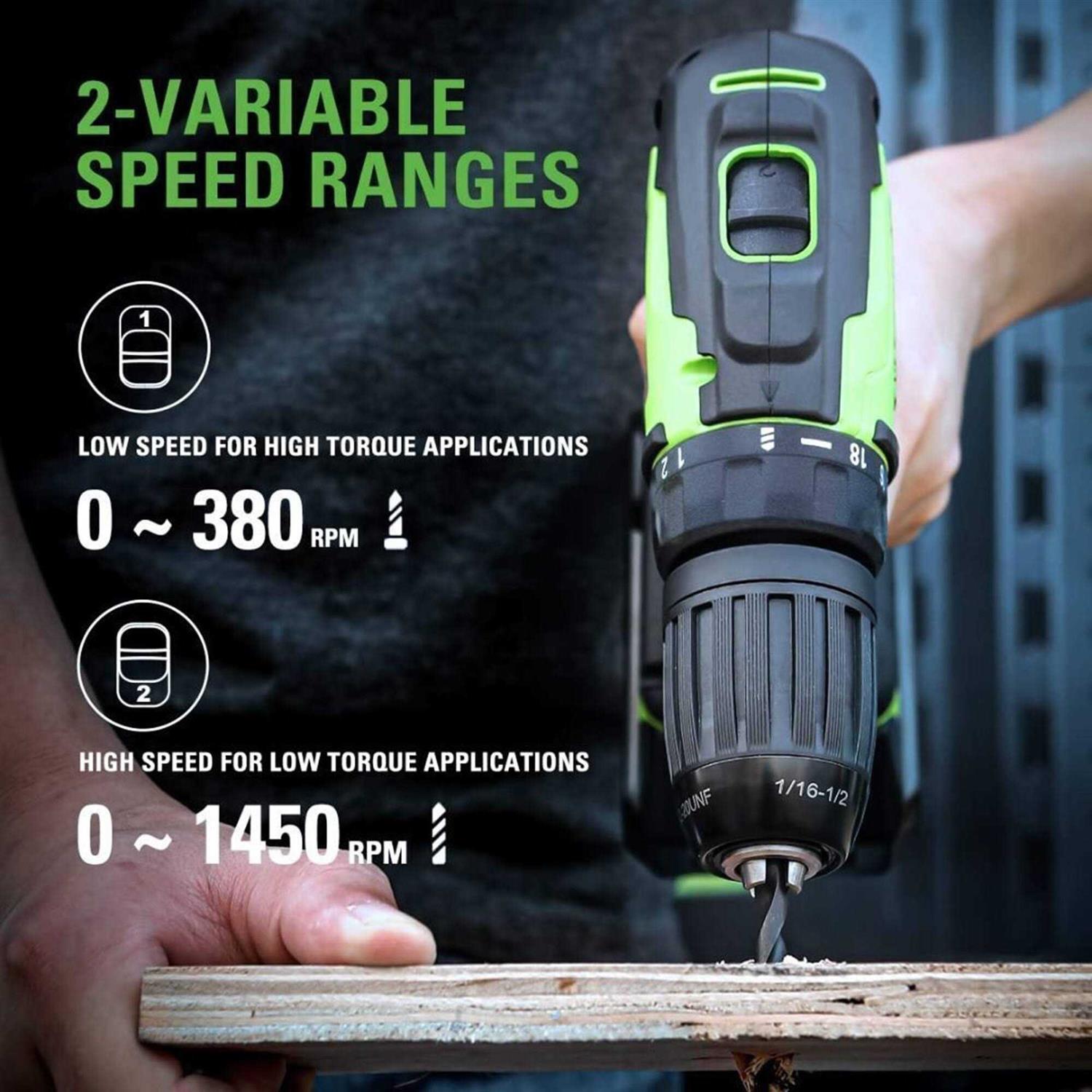 Greenworks 24V Brushless Cordless Drill Impact Driver Combo Kit - Cheap Fitting