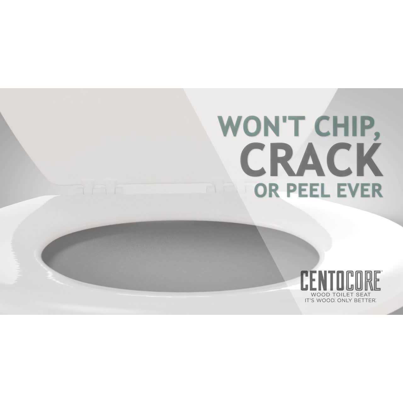 Centoco Round Wood Toilet Seat - Cheap Fitting