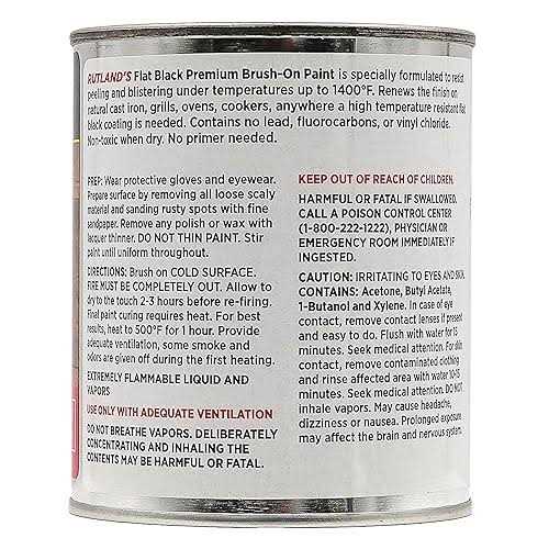 Rutland 1400 Degree F Brush On Premium High Temp Paint - Cheap Fitting