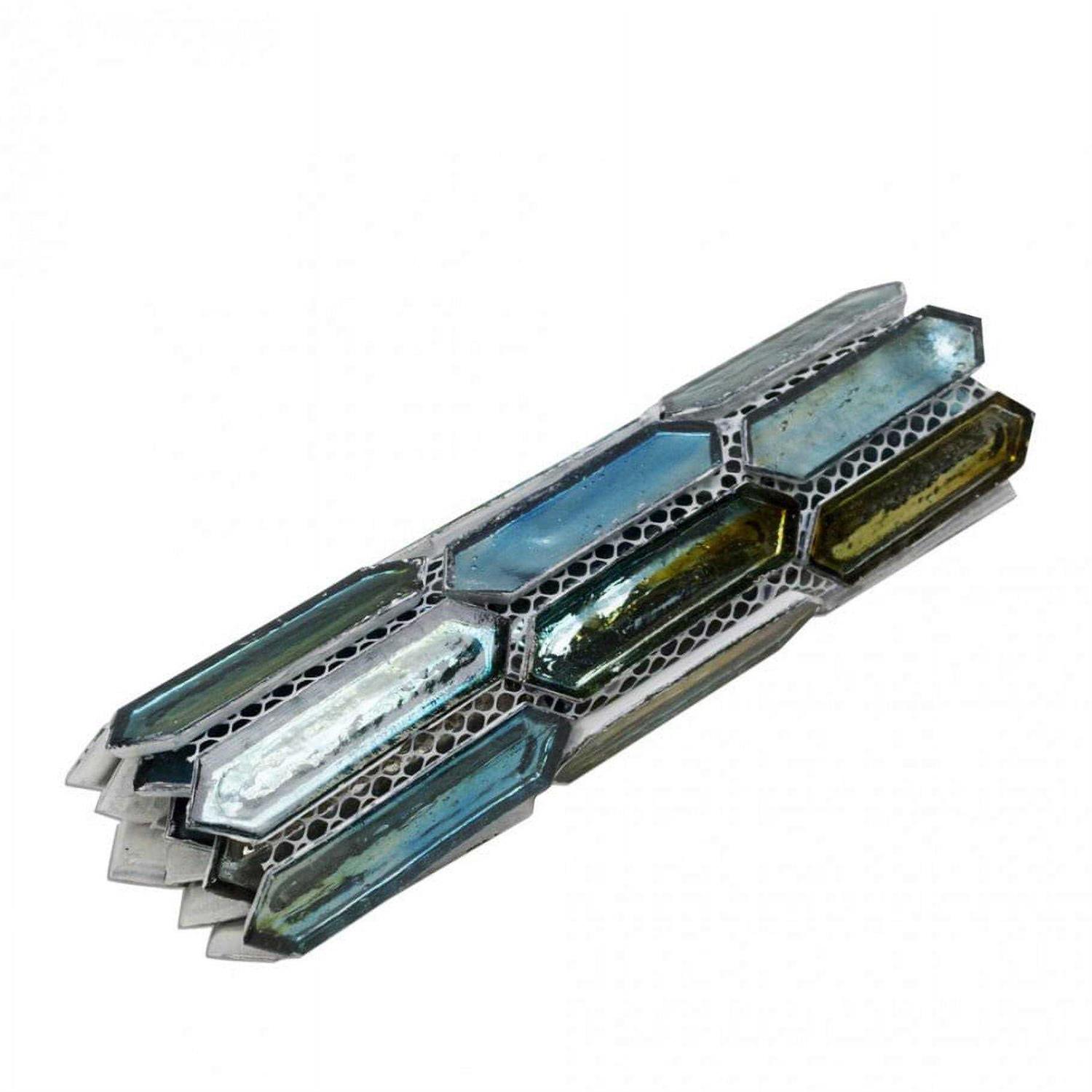 Fargin 1 x 3 Glass Honeycomb Mosaic Tile Ivy Hill Tile - Cheap Fitting