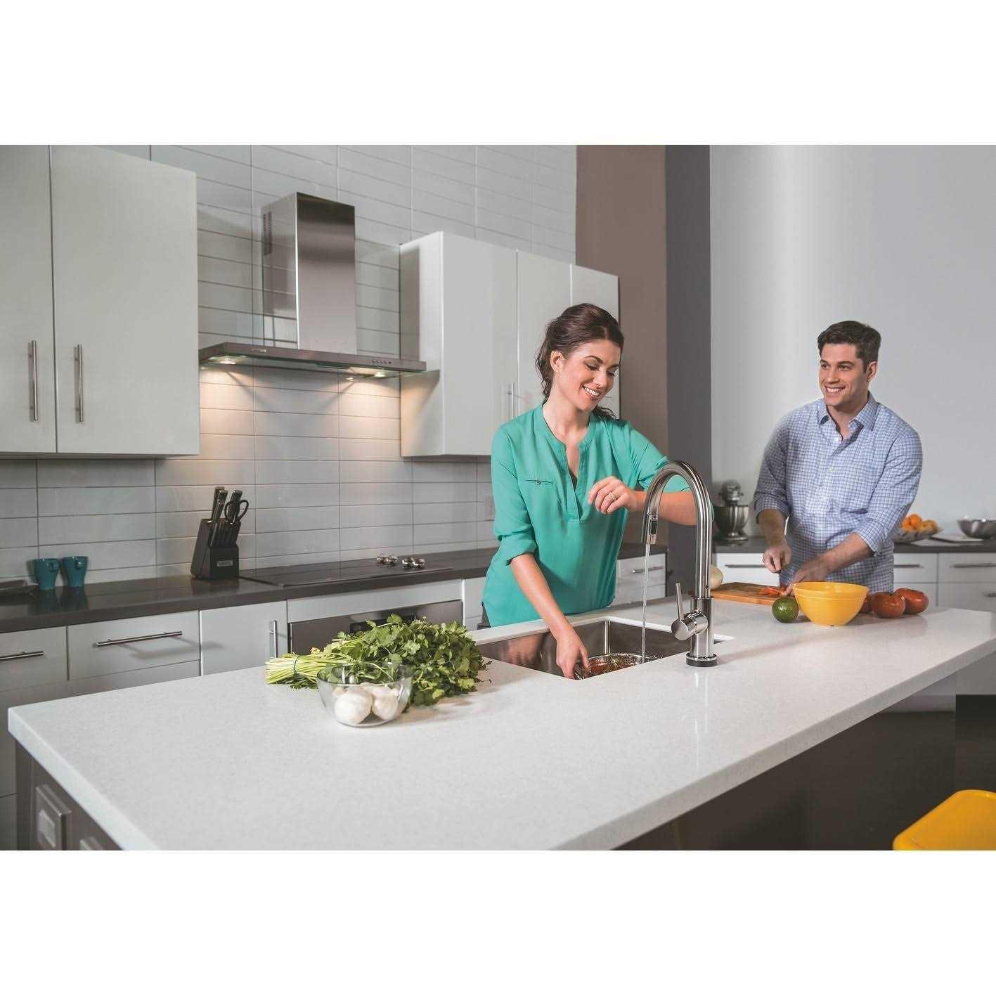 Delta Trinsic Single Handle Pull-Down Kitchen Faucet with Touch2O Technology 9159T-AR-DST - Cheap Fitting