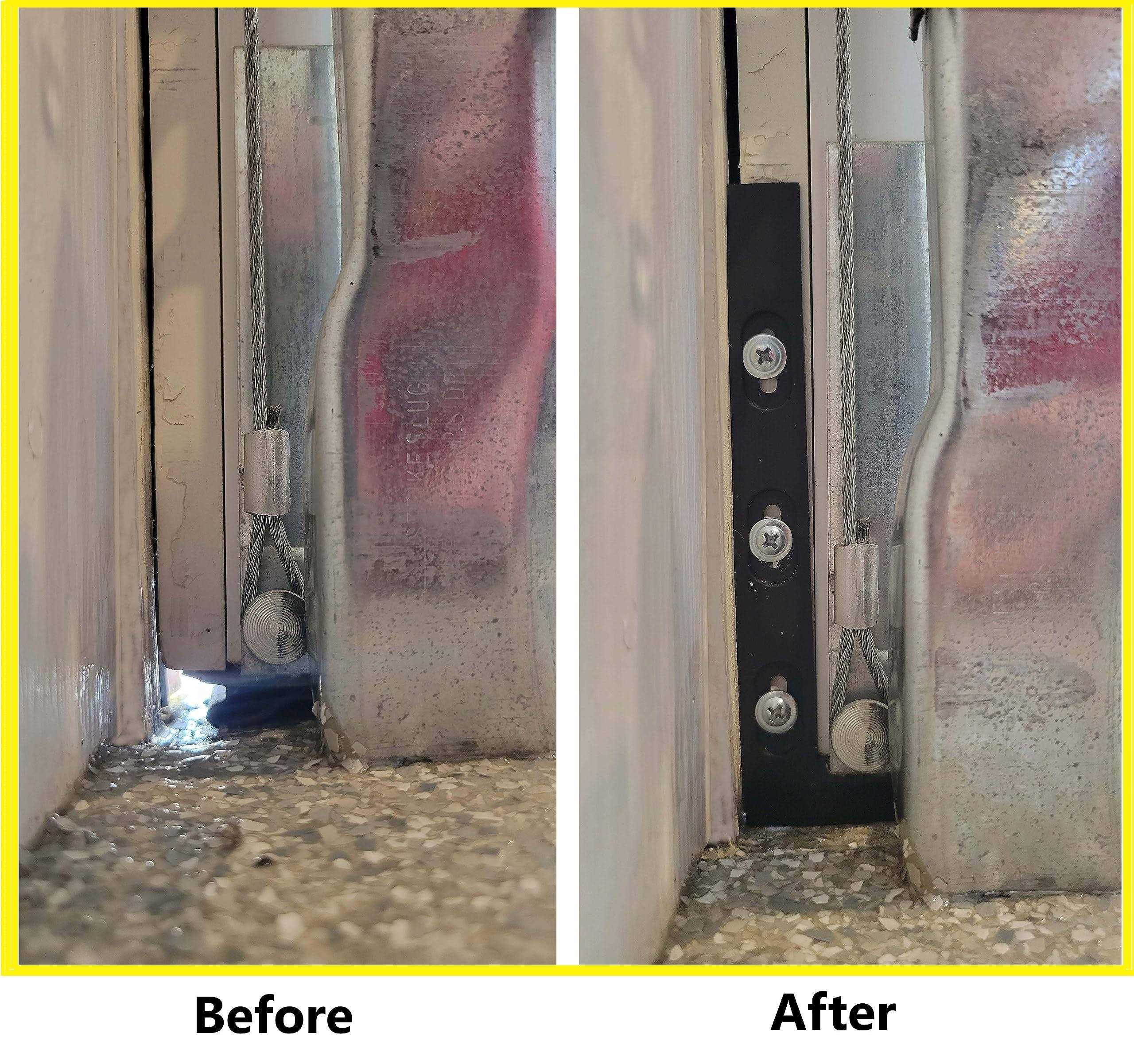 Rodent Ninja Garage Door Corner Seal Set of Left and Right Handed Seals Keep Mice and Critters Out - Cheap Fitting