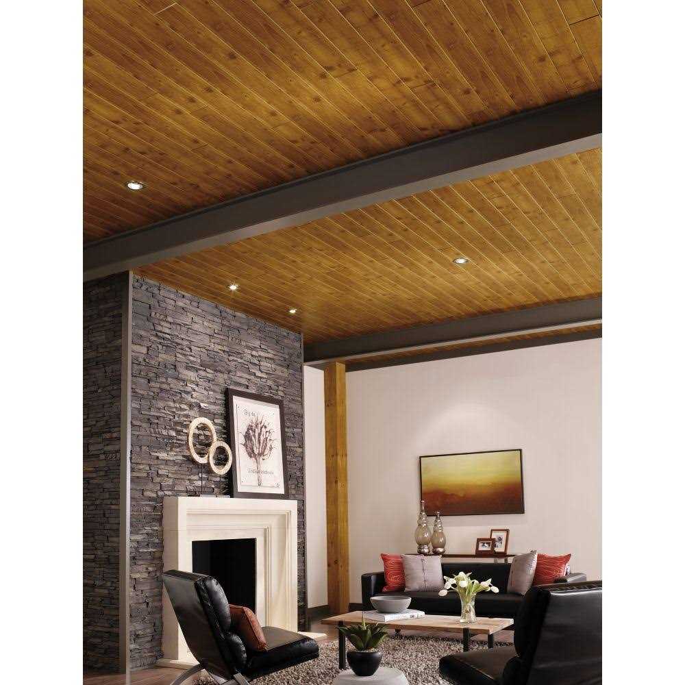 Armstrong Ceilings WoodHaven 5 in. x 7 ft. Rustic Pine Tongue and Groove Ceiling Plank - Cheap Fitting