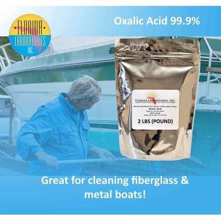 Florida Laboratories Oxalic Acid 99.6% Pure Wood - Cheap Fitting