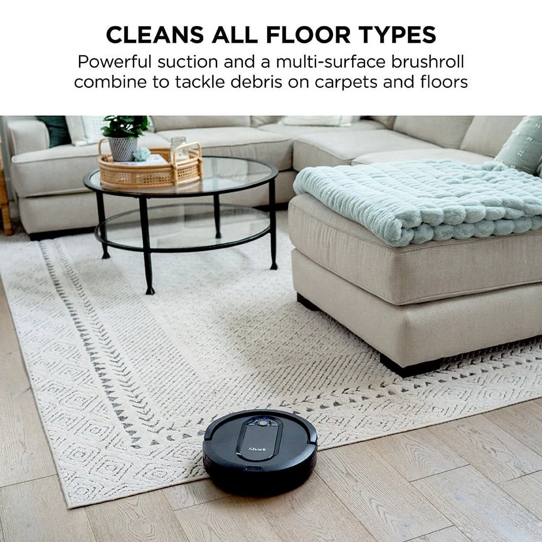 Shark EZ Robot Vacuum with Row-by-Row Cleaning, Powerful Suction, Wi-Fi, Carpets & Hard Floors,RV990 - Cheap Fitting
