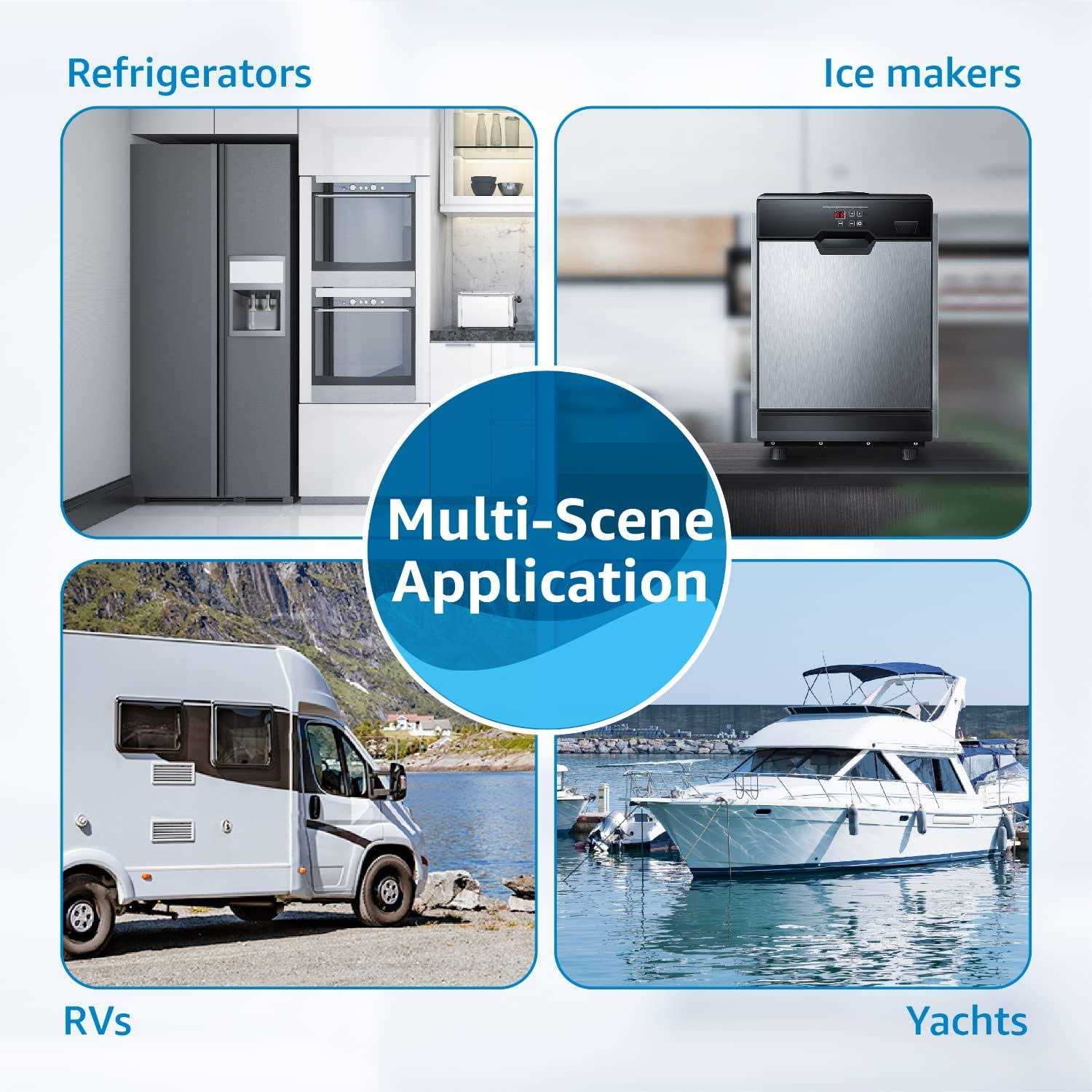 AQUA CREST Aquacrest 5 Years Capacity Inline Water Filter for Refrigerator with 1/4-Inch Direct Connect Fittings - Cheap Fitting