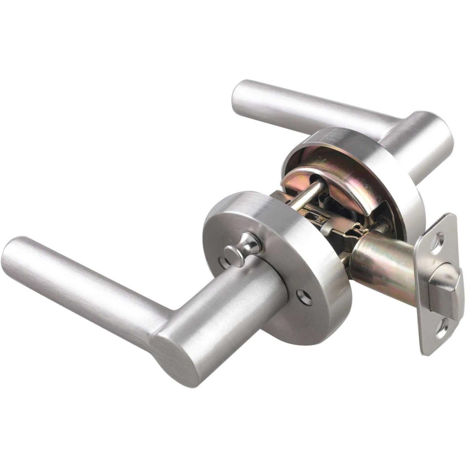 Miseno Elkton Round Rod Privacy Door Lever Set - Cheap Fitting