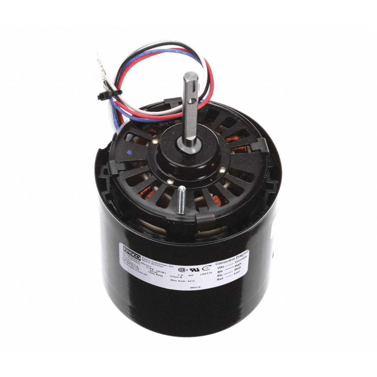 1/50 HP 1550 RPM 3-Speed CW 3.9 Dia. 115V Fasco #D1138 - Cheap Fitting