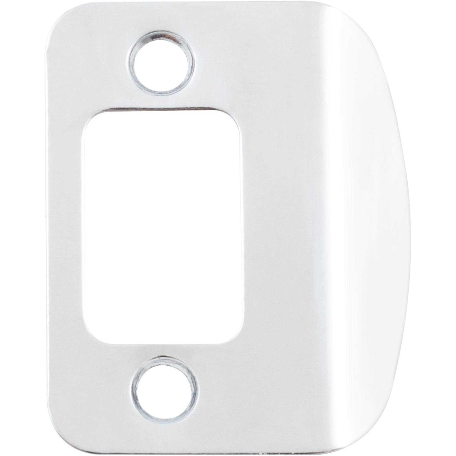 Stone Harbor Hardware Full Lip Round Corner Deadbolt Strike Plate 2-1/4 Inches - Cheap Fitting