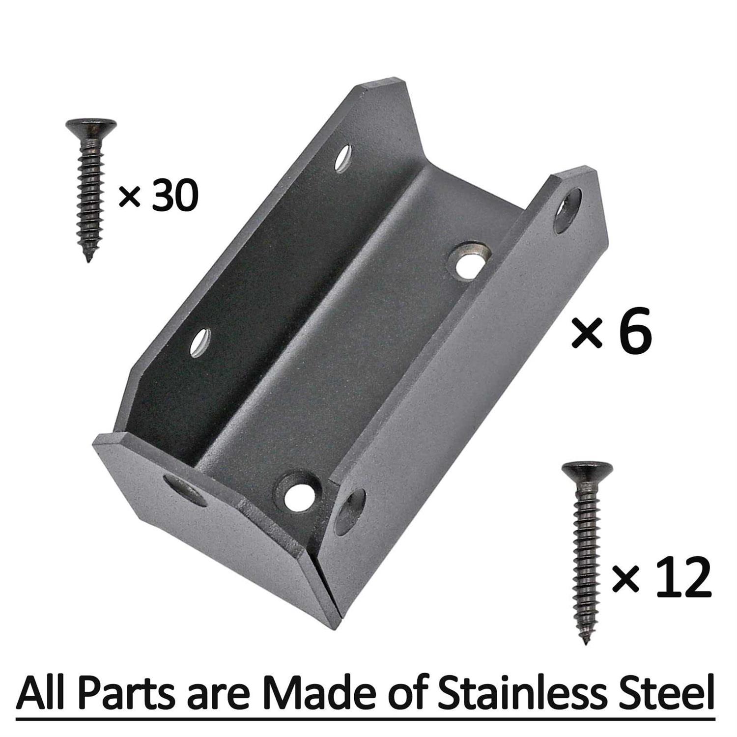 Antsky 4×2 Wood Pergola/Gazebo Joist Stainless Steel Connectors/Brackets - Cheap Fitting