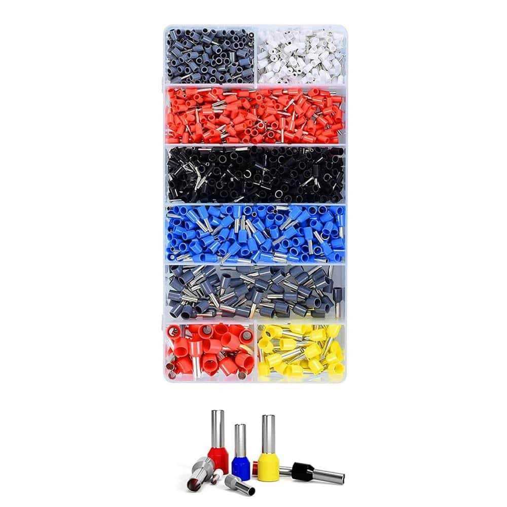 NEWHOUSE ELECTRIC Insulated Wire Ferrule Refill Kit 225 Pcs Sized AWG 22-7 For Use With Crimping Tool - Cheap Fitting