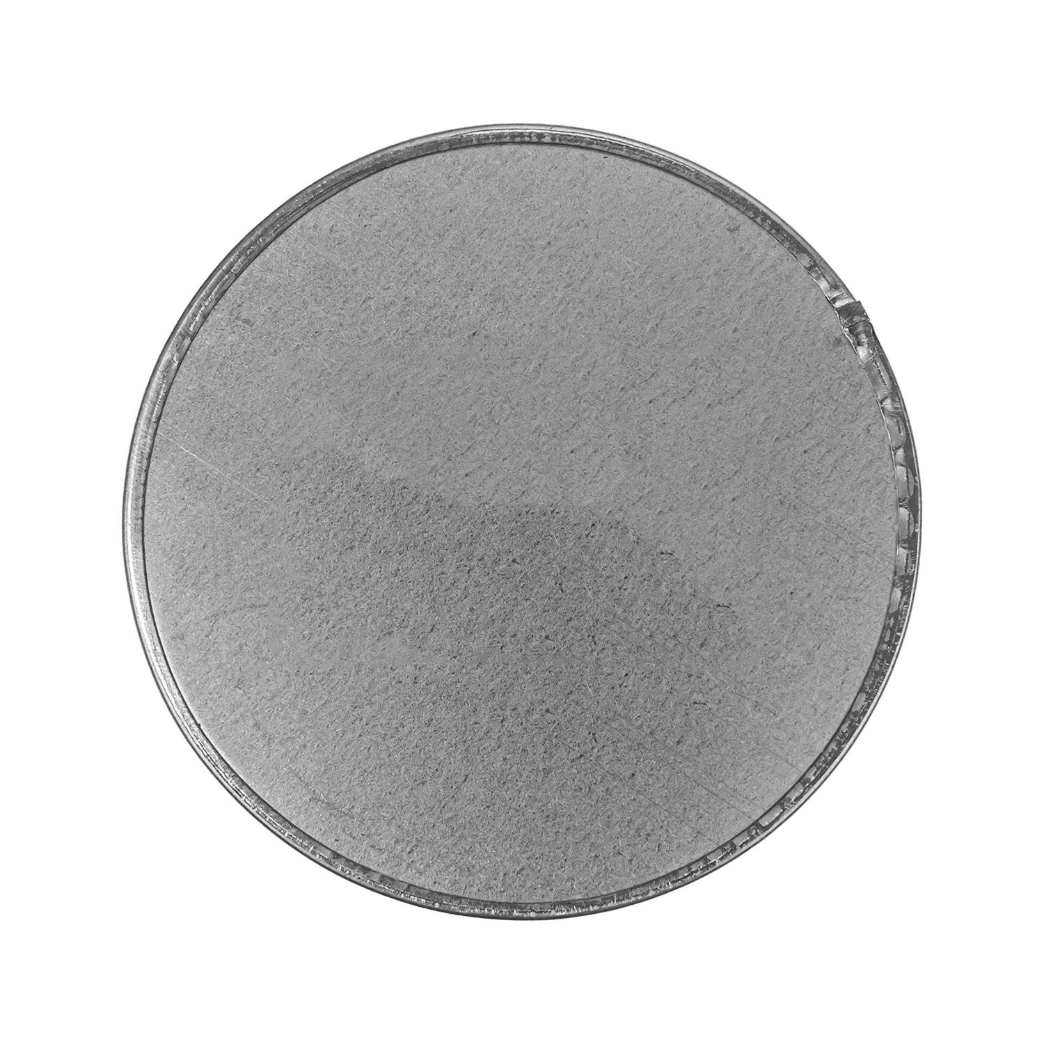 Vent Systems Metal Tee Cap. Galvanized Steel End Cap. Dryer Duct End Cap Steel End Cap. Steel Plug Metal Duct - Cheap Fitting